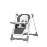 Chipolino milk shake 2-in-1 kinderstoel schommelstoel granite grijs wit