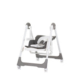 Chipolino milk shake 2-in-1 kinderstoel schommelstoel granite grijs wit
