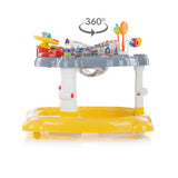 Chipolino joya lux 4-in-1 loopstoel 360° draaibaar opvouwbaar geel