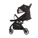 Chipolino kiss autofolding opvouwbare buggy obsidian zwart