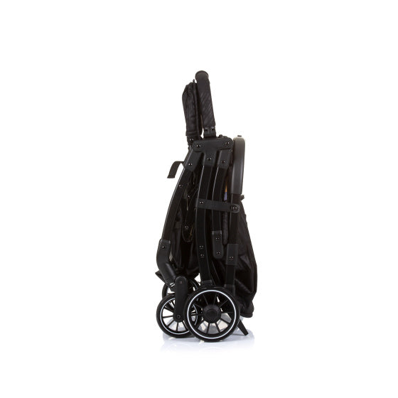 Chipolino kiss autofolding opvouwbare buggy obsidian zwart
