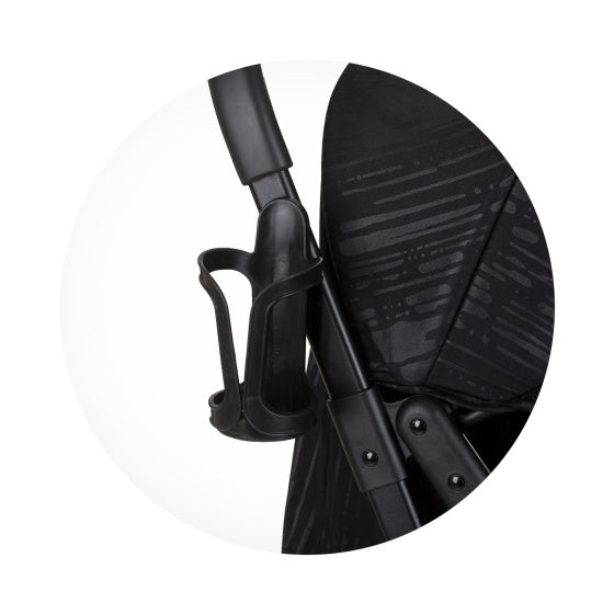 Chipolino kiss autofolding opvouwbare buggy obsidian zwart