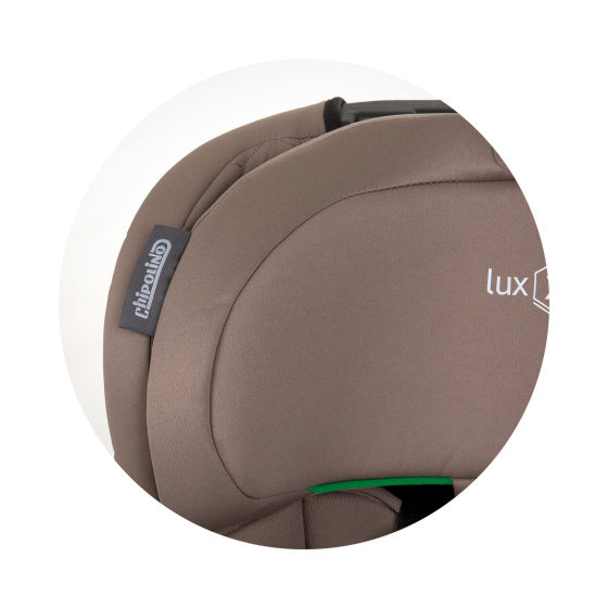 Chipolino lux x autostoel i-size 76-150 cm isofix macadamia taupe zwart
