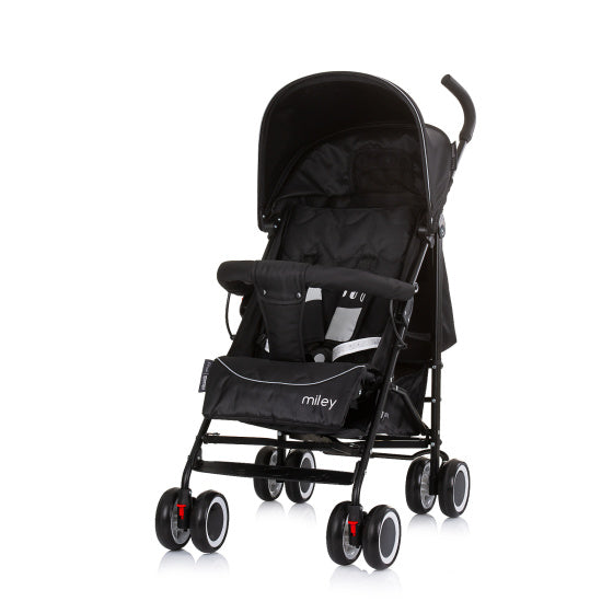 Chipolino miley opvouwbare plooibuggy reisbuggy obsidian zwart