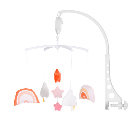 Chipolino Star Opwindbaar Muziekmobiel 360° Draaiend Wit Oranje