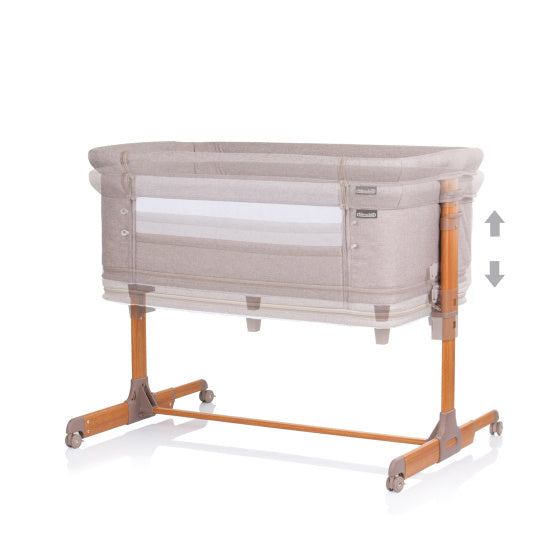 Chipolino Mommy 'N Me Co-sleeper Box Beige Wood