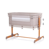 Chipolino Mommy 'N Me Co-sleeper Box Beige Wood