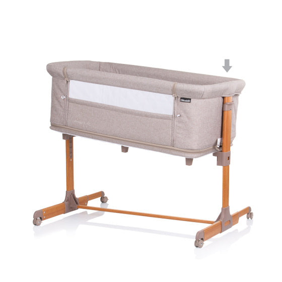 Chipolino Mommy 'N Me Co-sleeper Box Beige Wood