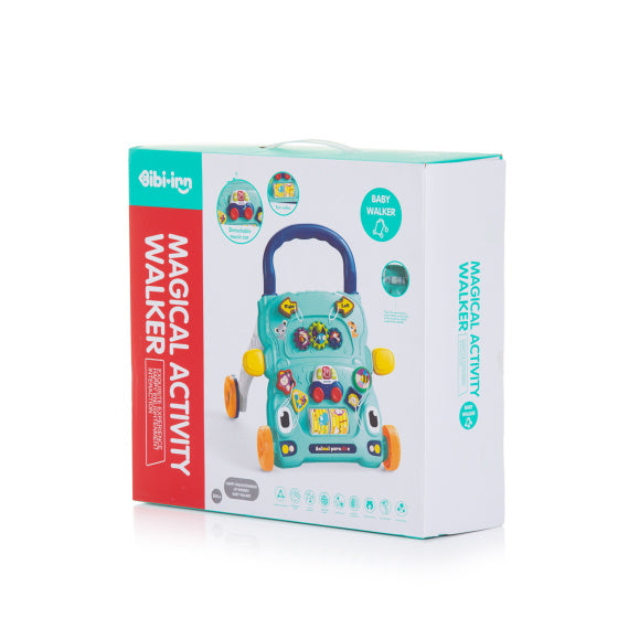 Chipolino funny animals loopwagen met speelauto muziek roze