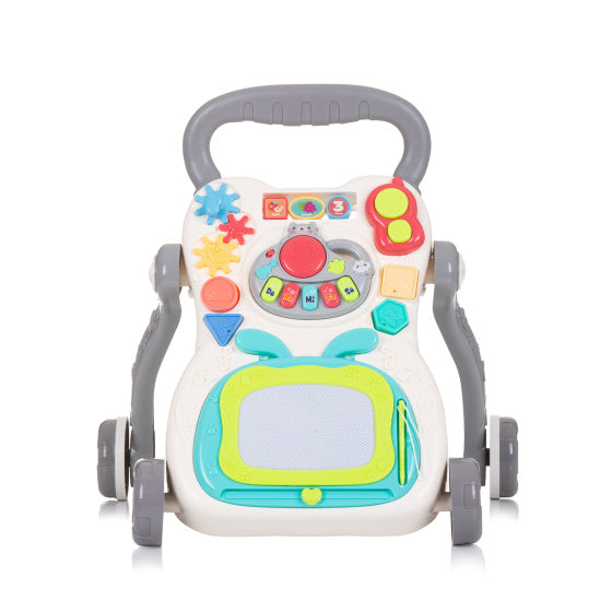 Chipolino Funny Game Loopwagen met Piano, Telefoon Tekenbord Grijs