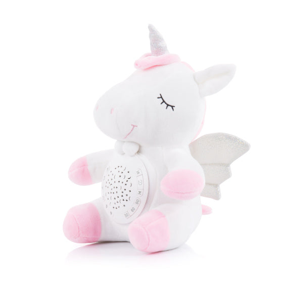 Chipolino Pluche Babyprojector Knuffel Unicorn met Muziek Licht