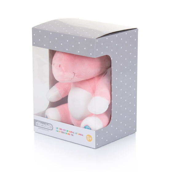 Chipolino pluche baby nachtlamp knuffel unicorn met muziek licht