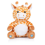 Chipolino pluche baby nachtlamp knuffelgiraf met muziek licht