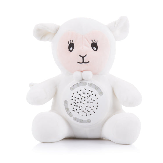 Chipolino Pluche Babyprojector Knuffelschaap met Muziek Licht