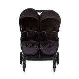 Chipolino top opvouwbare buggy voor 2 obsidian zwart