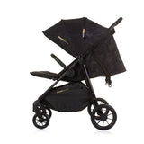 Chipolino top opvouwbare buggy voor 2 obsidian zwart