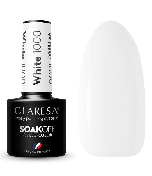 Claresa uv led gellak 5ml white 1000
