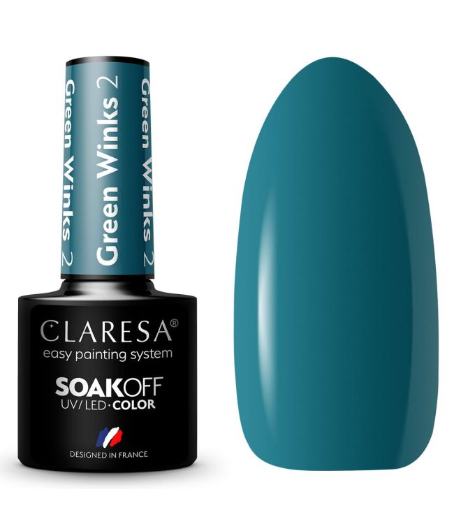 Claresa uv led gellak 5ml green winks 2