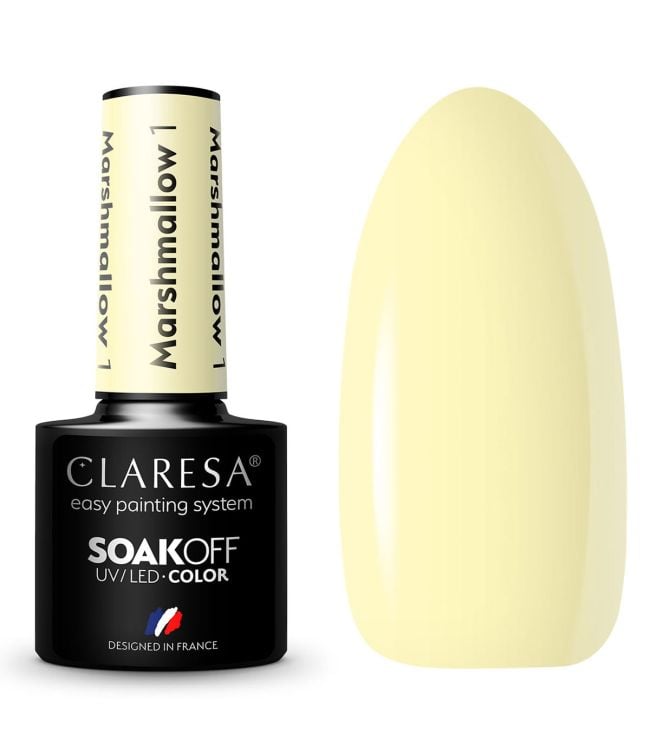Claresa uv led gellak 5ml marsh mallow 1