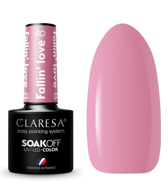 Claresa uv led gellak 5ml fallin' love 8