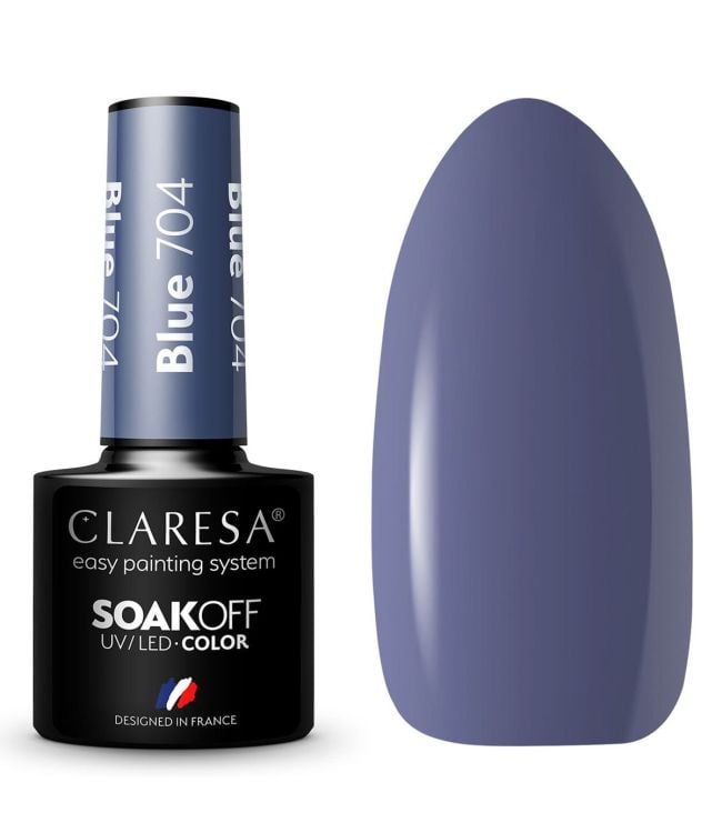 Claresa uv led gellak 5ml blue 704 quiet forest