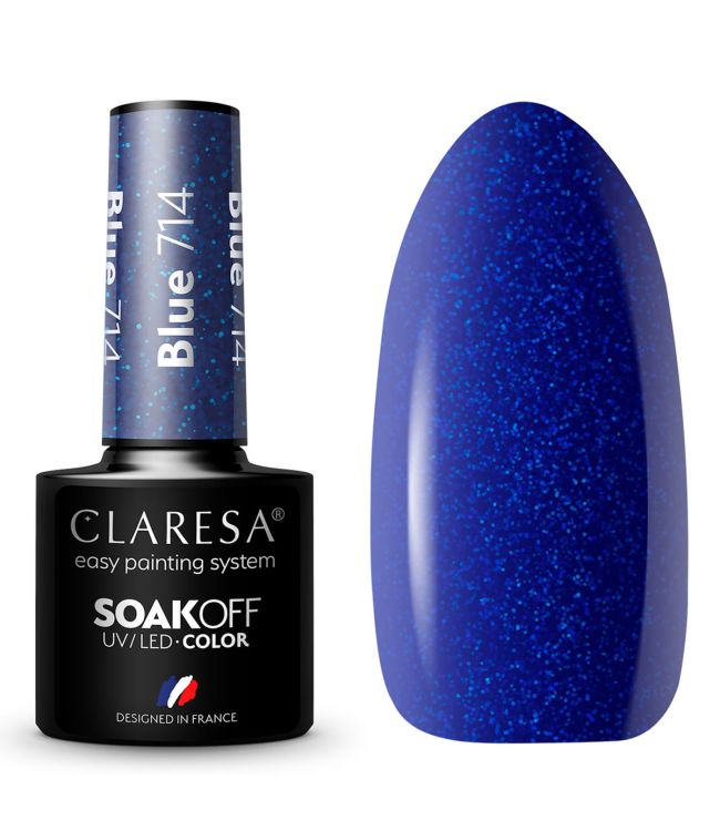 Claresa uv led gellak 5ml blue 714
