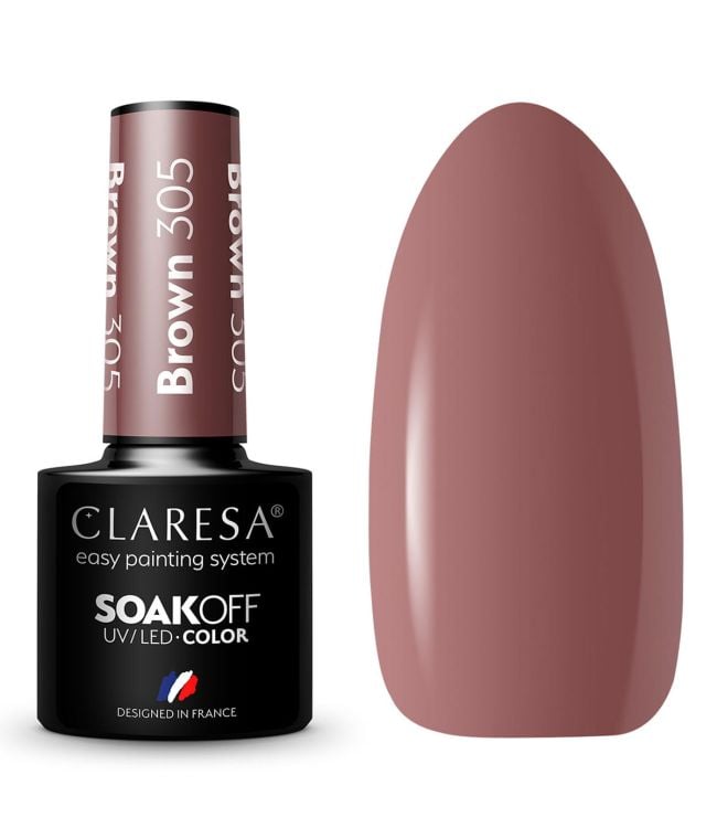 Claresa uv led gellak 5ml brown 305 classic look