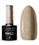 Claresa uv led gellak 5ml full glitter 2 bronze