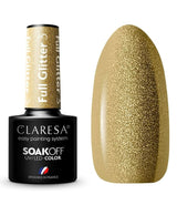 Claresa uv led gellak 5ml full glitter 3 gold