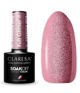 Claresa uv led gellak 5ml full glitter 4 cool pink