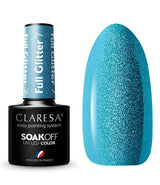 Claresa uv led gellak 5ml full glitter 7 blue