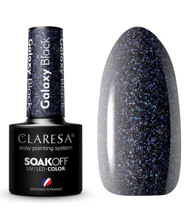 Claresa uv led gellak 5ml galaxy black