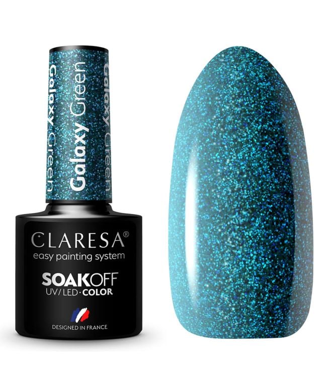 Claresa uv led gellak 5ml galaxy green