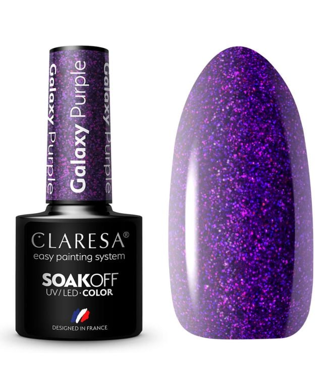 Claresa uv led gellak 5ml galaxy purple