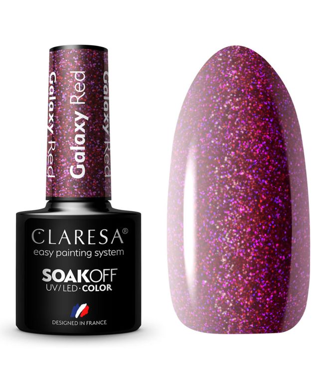 Claresa uv led gellak 5ml galaxy red