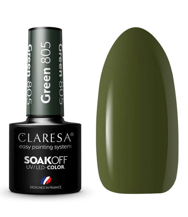 Claresa uv led gellak 5ml green 805 take me to the river