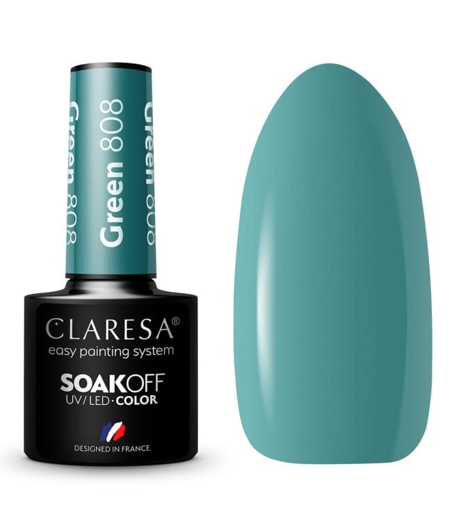 Claresa uv led gellak 5ml green 808 rainbow explosion