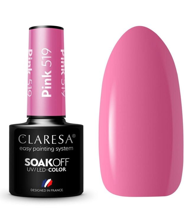 Claresa uv led gellak 5ml pink 519 sunny garden