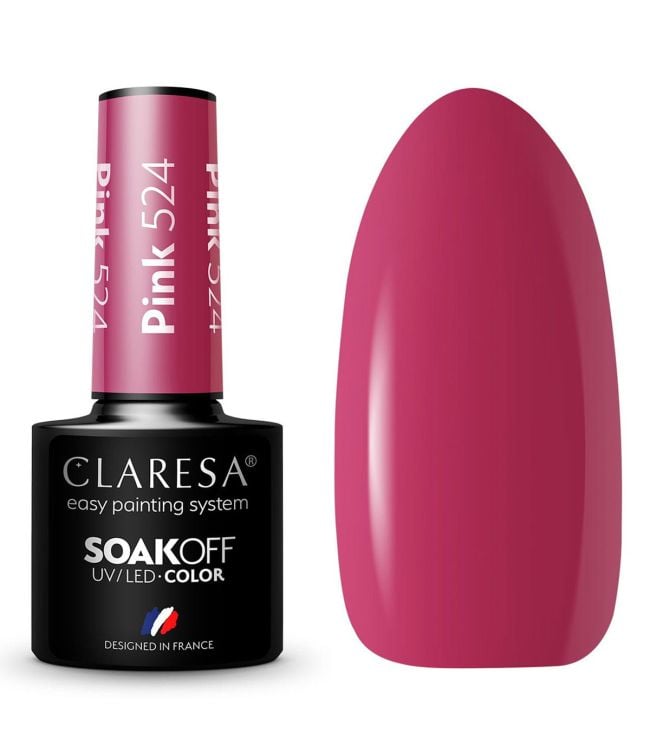 Claresa uv led gellak 5ml pink 524 classic look