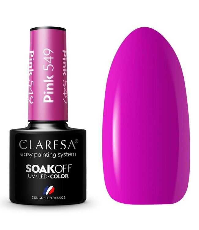 Claresa uv led gellak 5ml pink 549