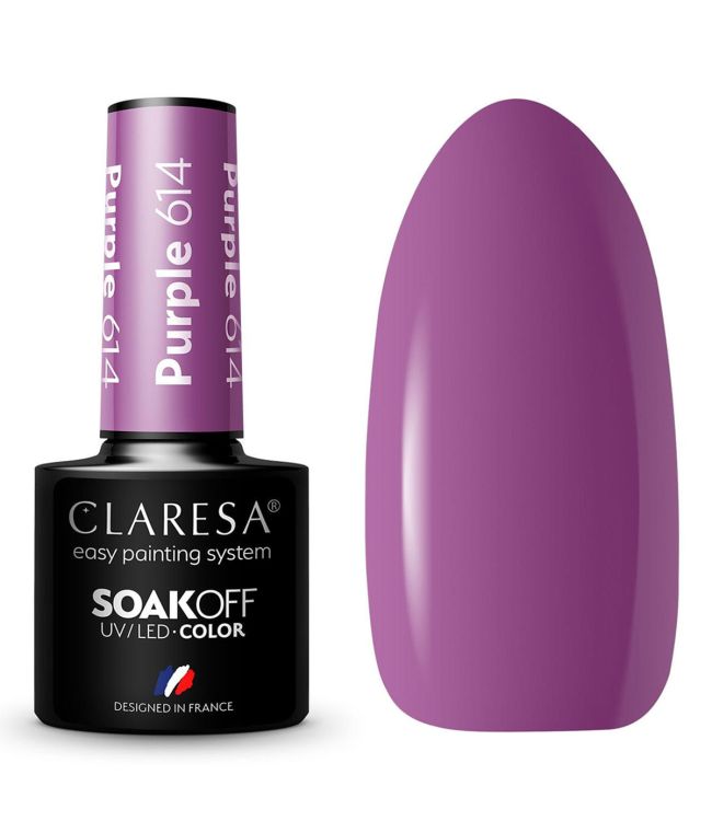Claresa uv led gellak 5ml purple 614 funfair