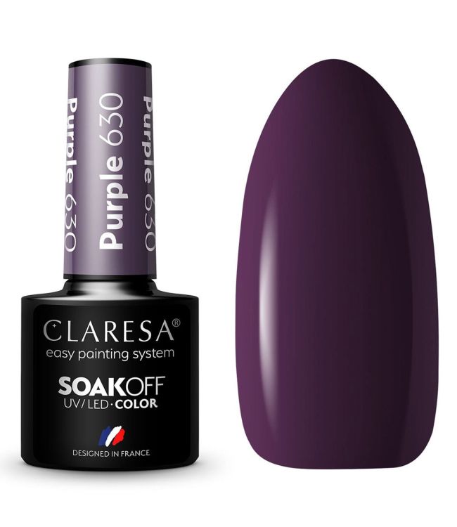 Claresa uv led gellak 5ml purple 630 classic look