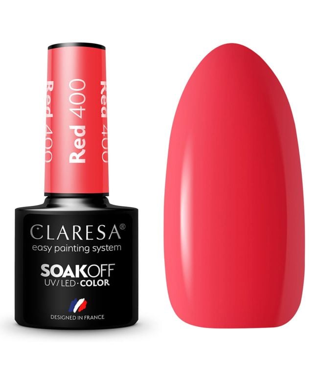 Claresa uv led gellak 5ml red 400 rainbow explosion