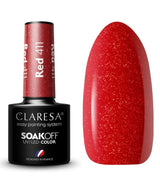 Claresa uv led gellak 5ml red 411 sunny garden