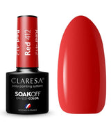 Claresa uv led gellak 5ml red 412 take me to the river