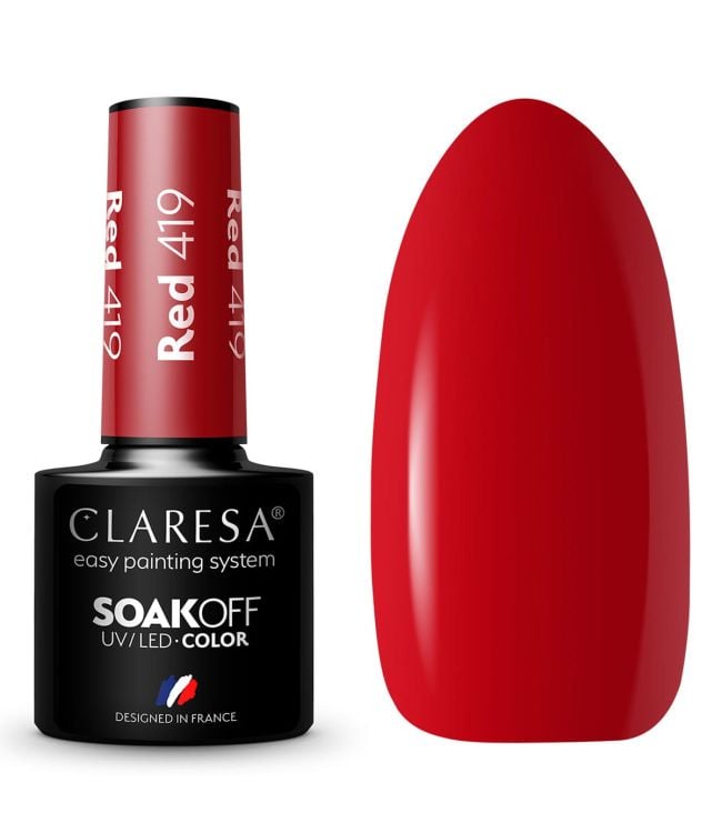 Claresa uv led gellak 5ml red 419 warm feelings