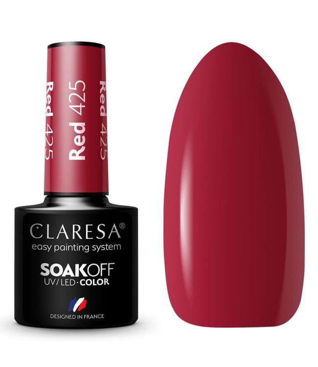 Claresa uv led gellak 5ml red 425 rainbow explosion