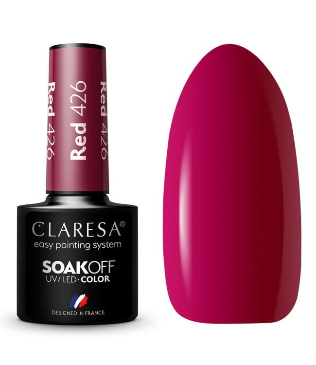 Claresa uv led gellak 5ml red 426 full berries