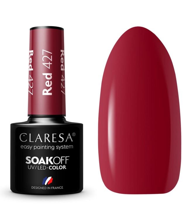 Claresa uv led gellak 5ml red 427 funfair