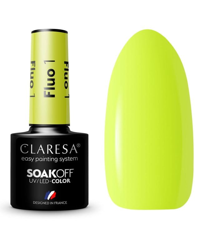 Claresa uv led gellak 5ml fluo 1